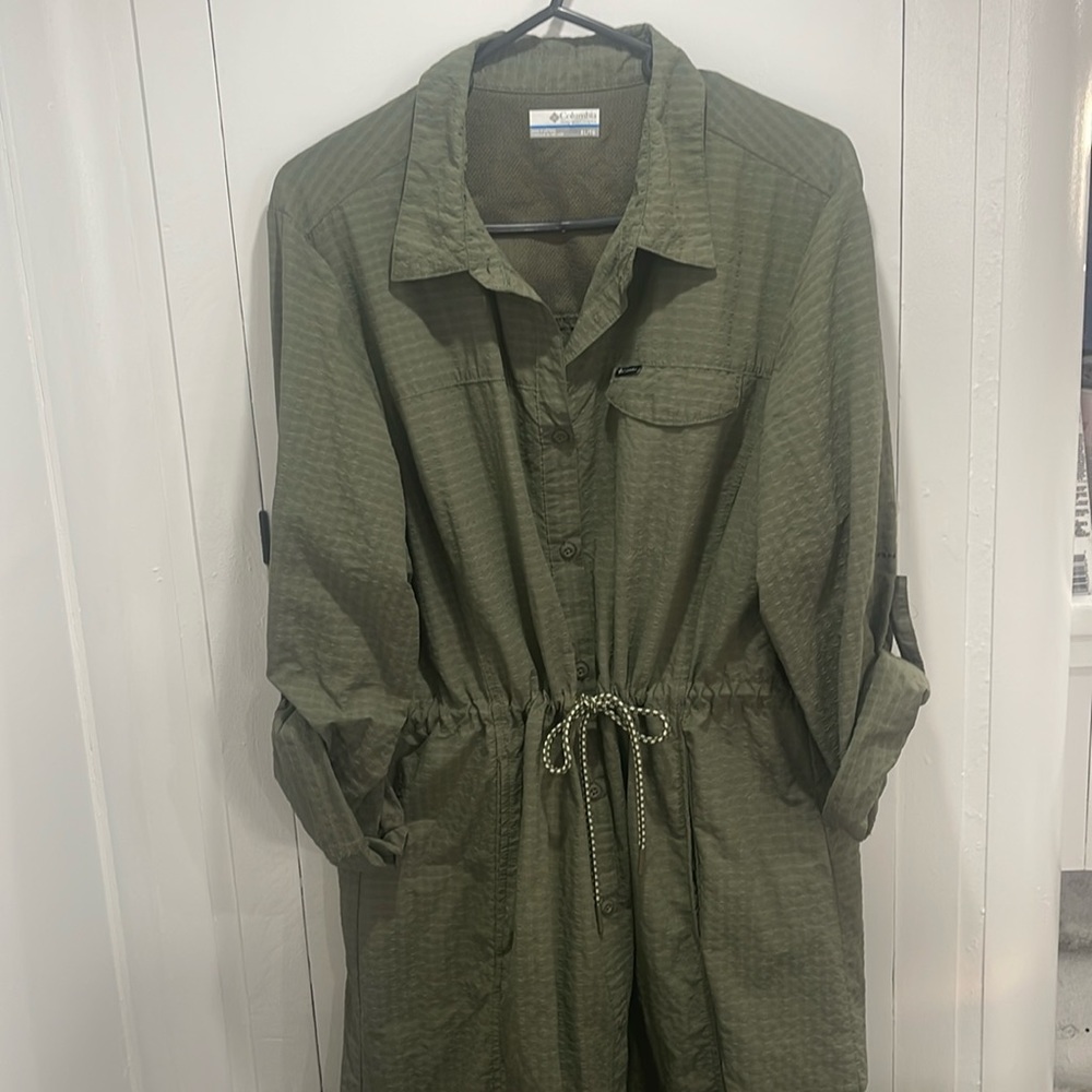 Columbia Cinched Waisted Shirtdress